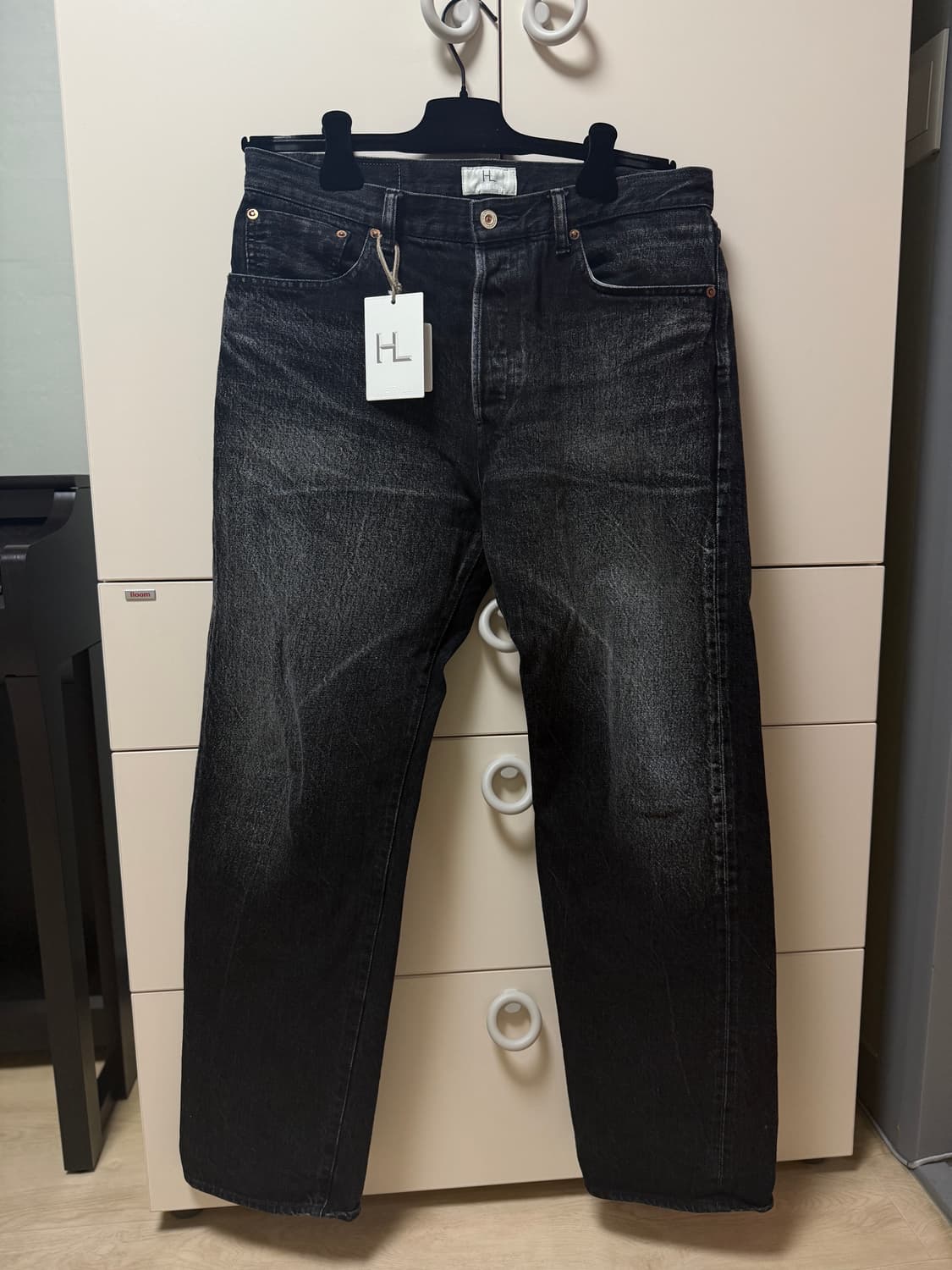 헤릴 25ss 레귤러 데님 블랙 2사이즈 상품이미지1