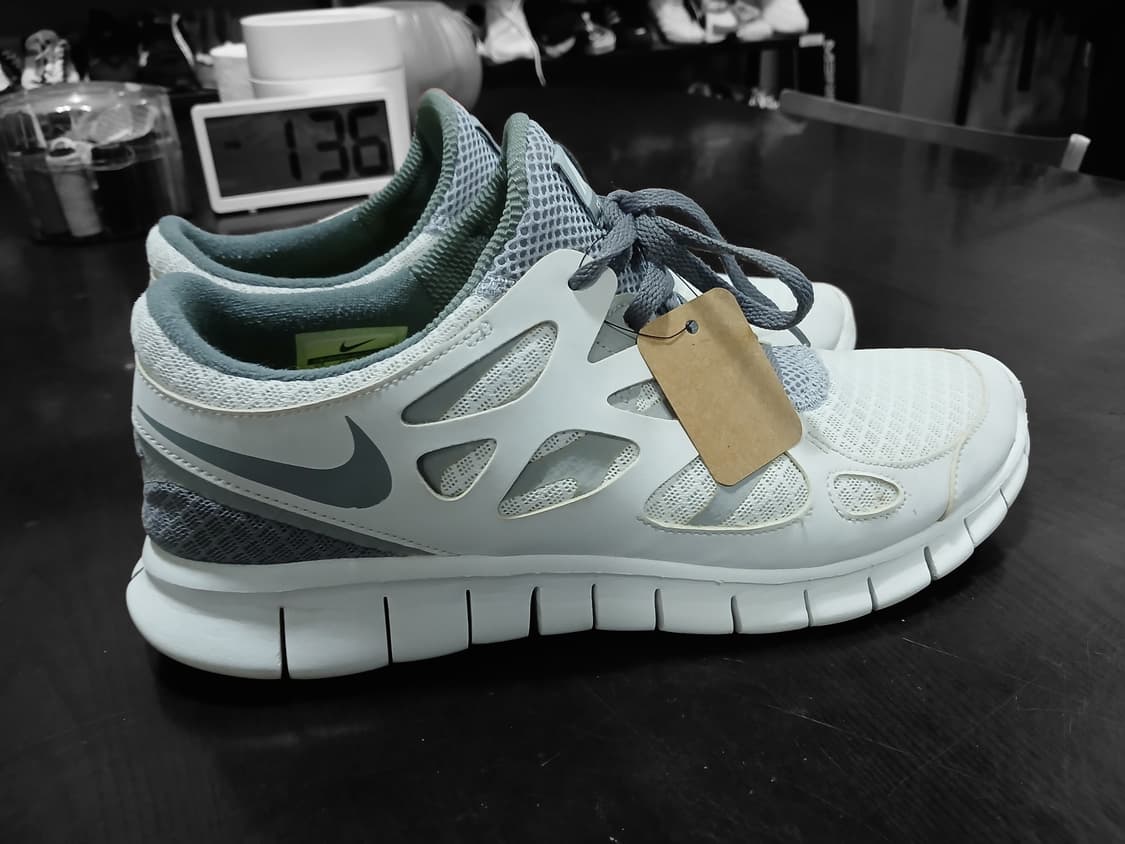 *나이키 프리 런 화이트/그레이 러닝화 280 상품이미지3