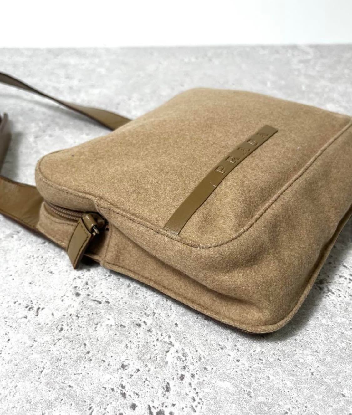 SS1999 PRADA canvas leather shoulder bag 상품이미지6