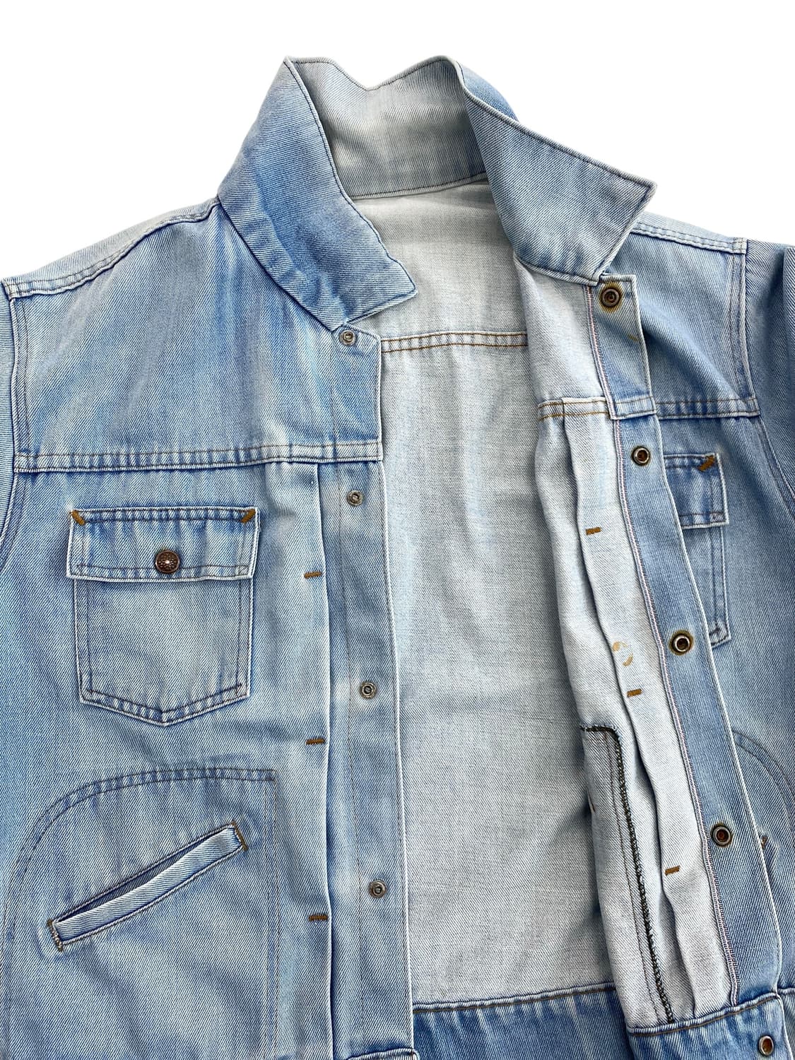 70's JC Penney 셀비지 데님 자켓 상품이미지8
