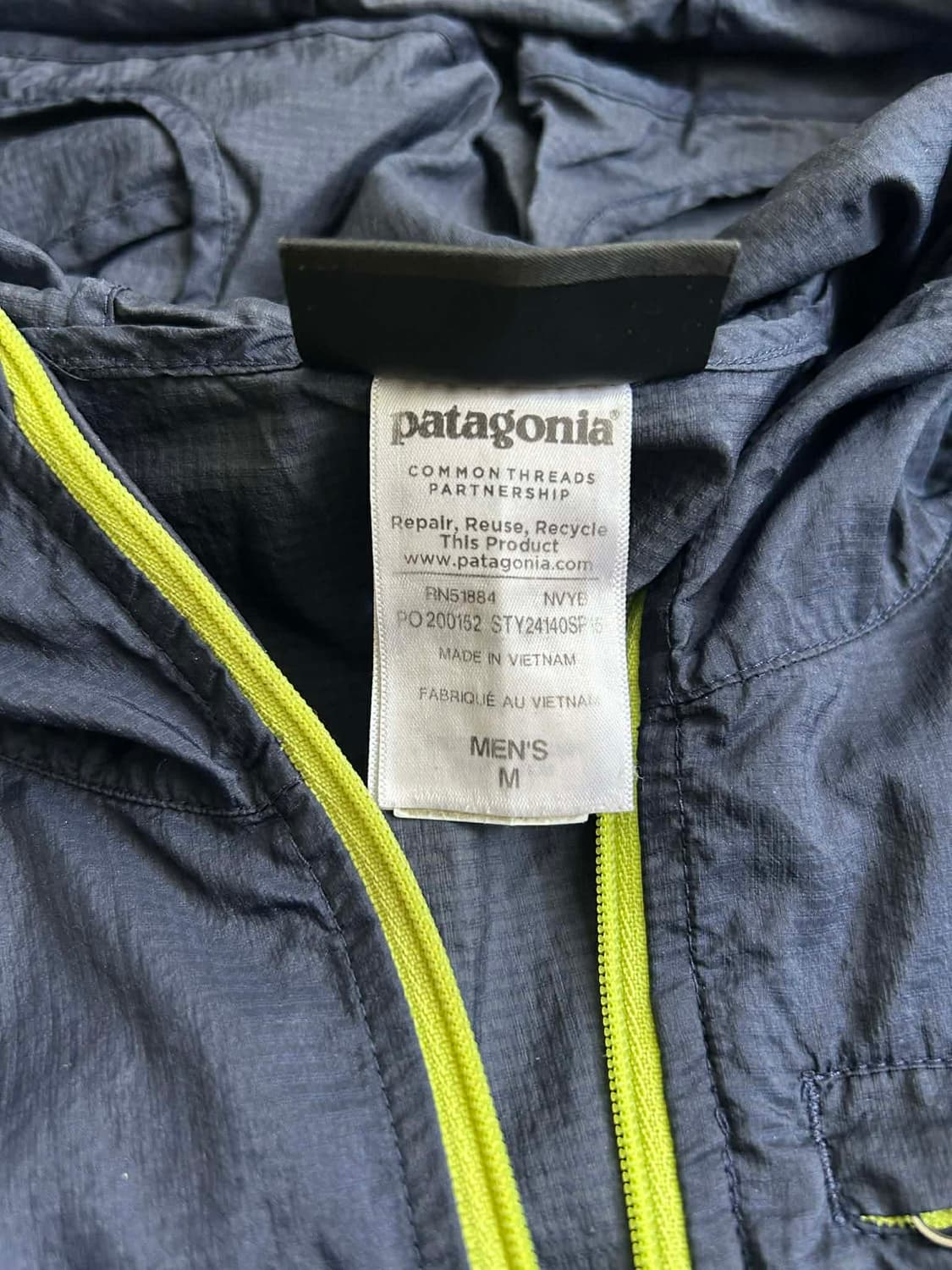 [M] 파타고니아 초경량 윈드브레이커 후드집업 자켓 상품이미지6
