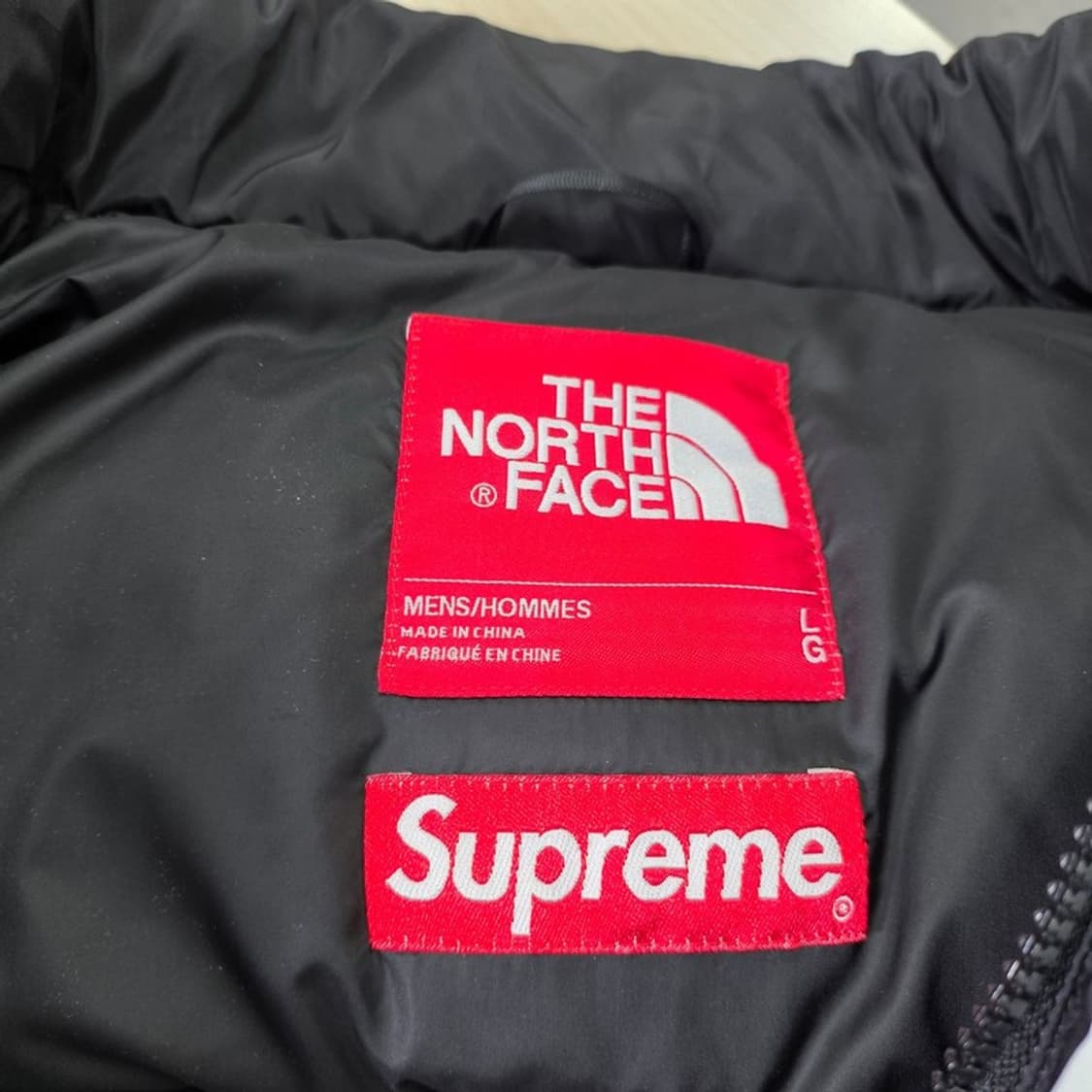 슈프림 x 노스페이스 바이애니민스 눕시 다운자켓 블랙 L 상품이미지6