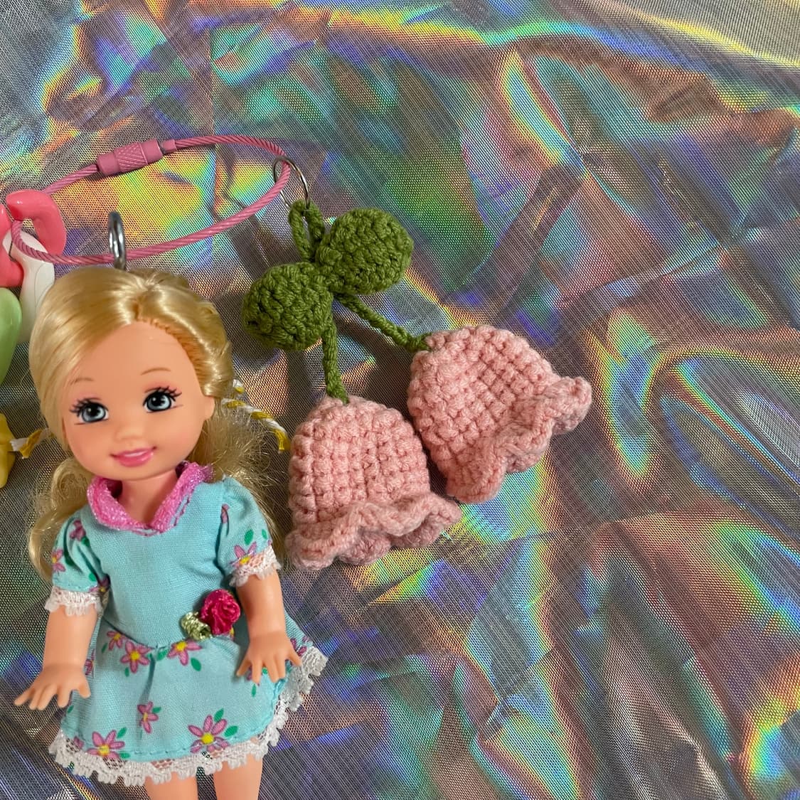 빈티지 켈리인형 커스텀 키링 상품이미지2