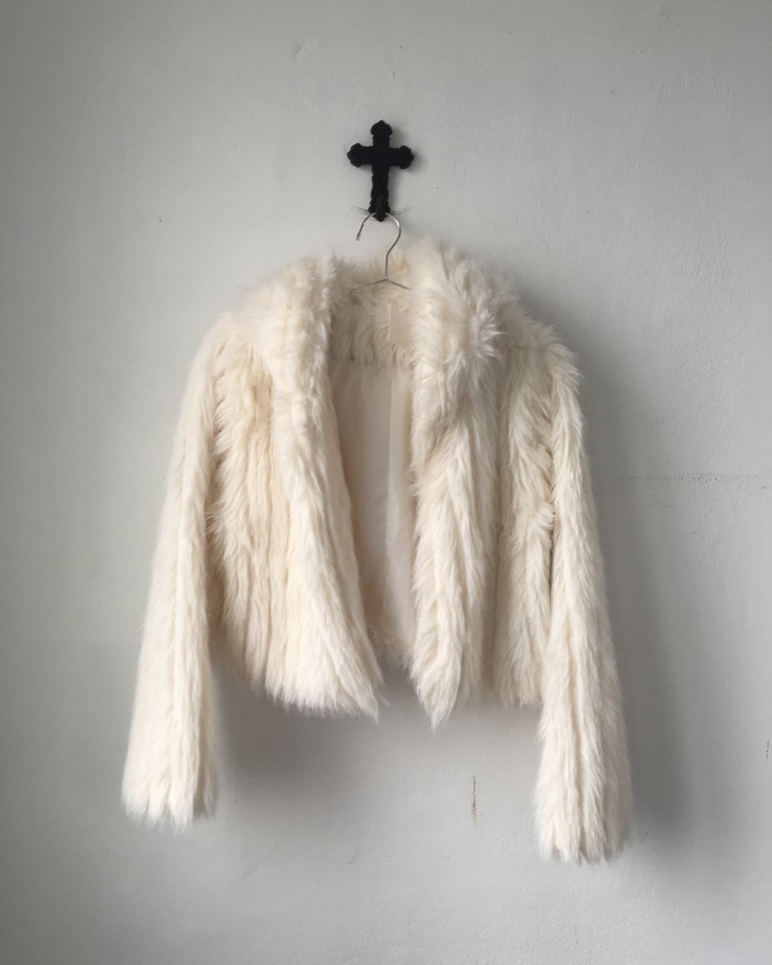 Fake fur hood jacket 상품이미지2