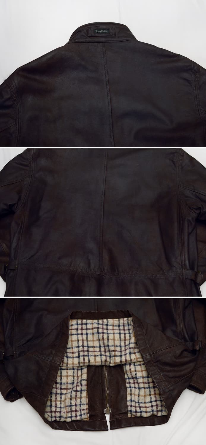 헨리코튼 오리지널 이태리 레더 클래식 헌팅 필드자켓 (50 / 105+) 상품이미지5