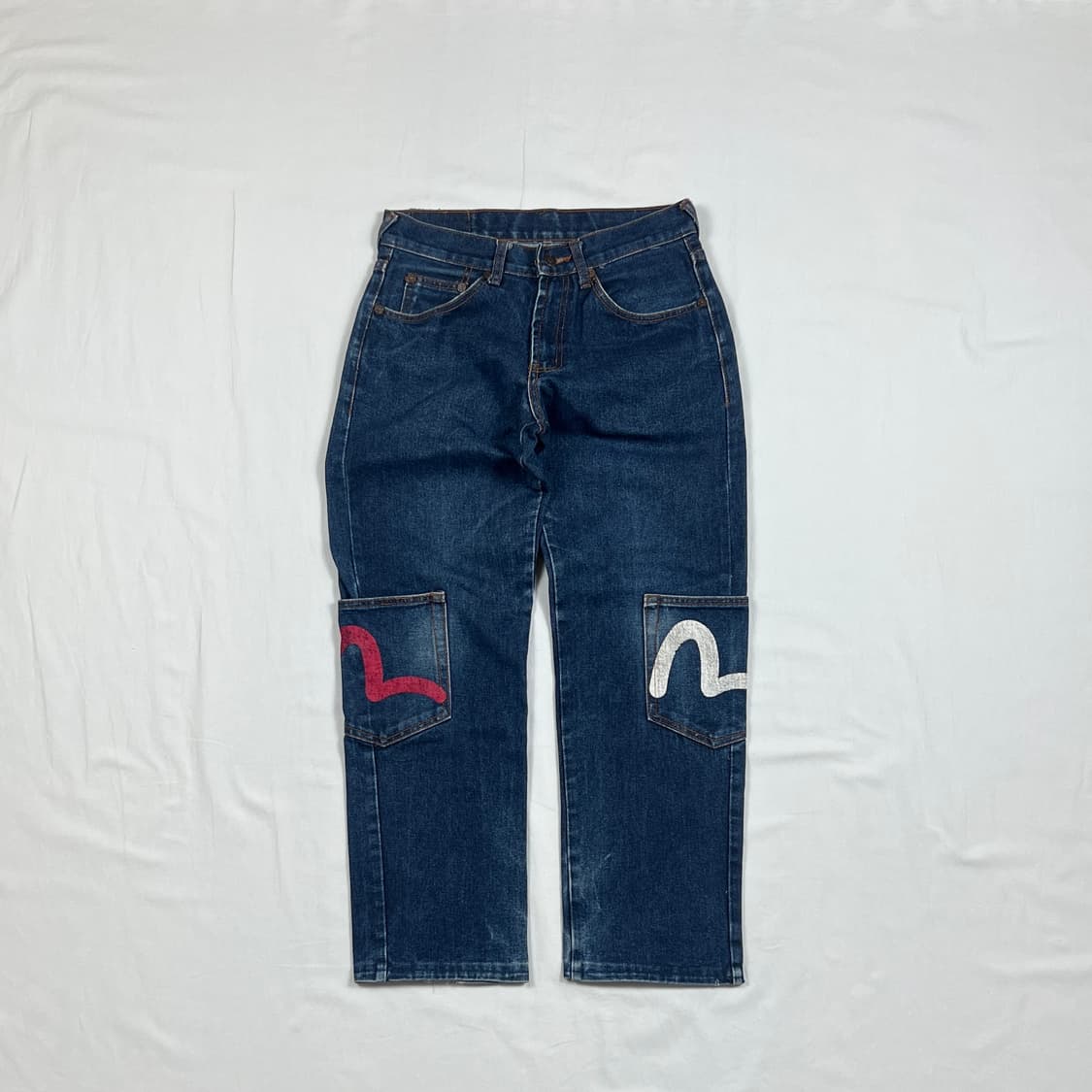 에비수 evisu 빅로고 멀티 포켓 데님팬츠 청바지 상품이미지2