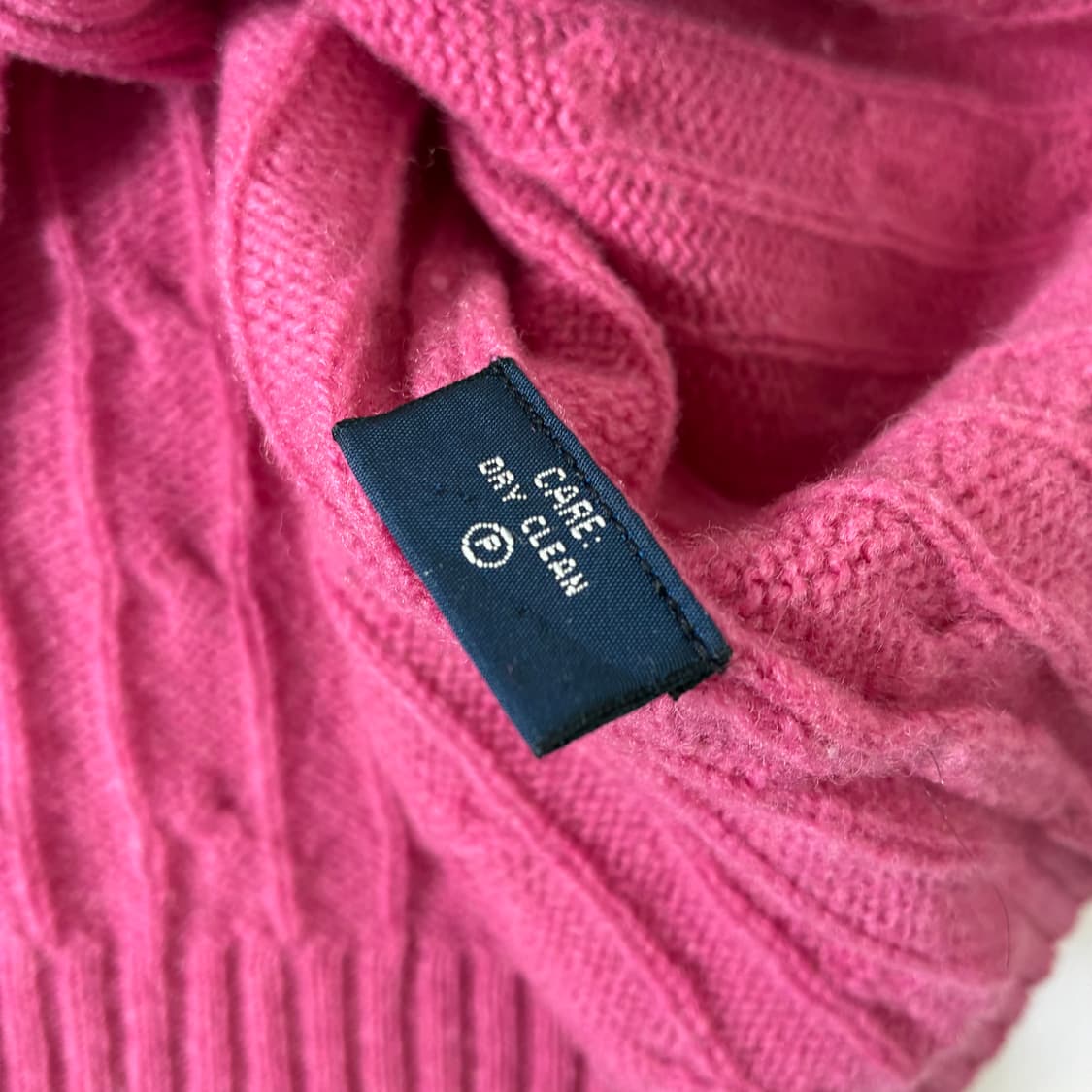 Polo  폴로 랄프로렌 자수 램스울 핑크 터틀넥 니트  상품이미지5