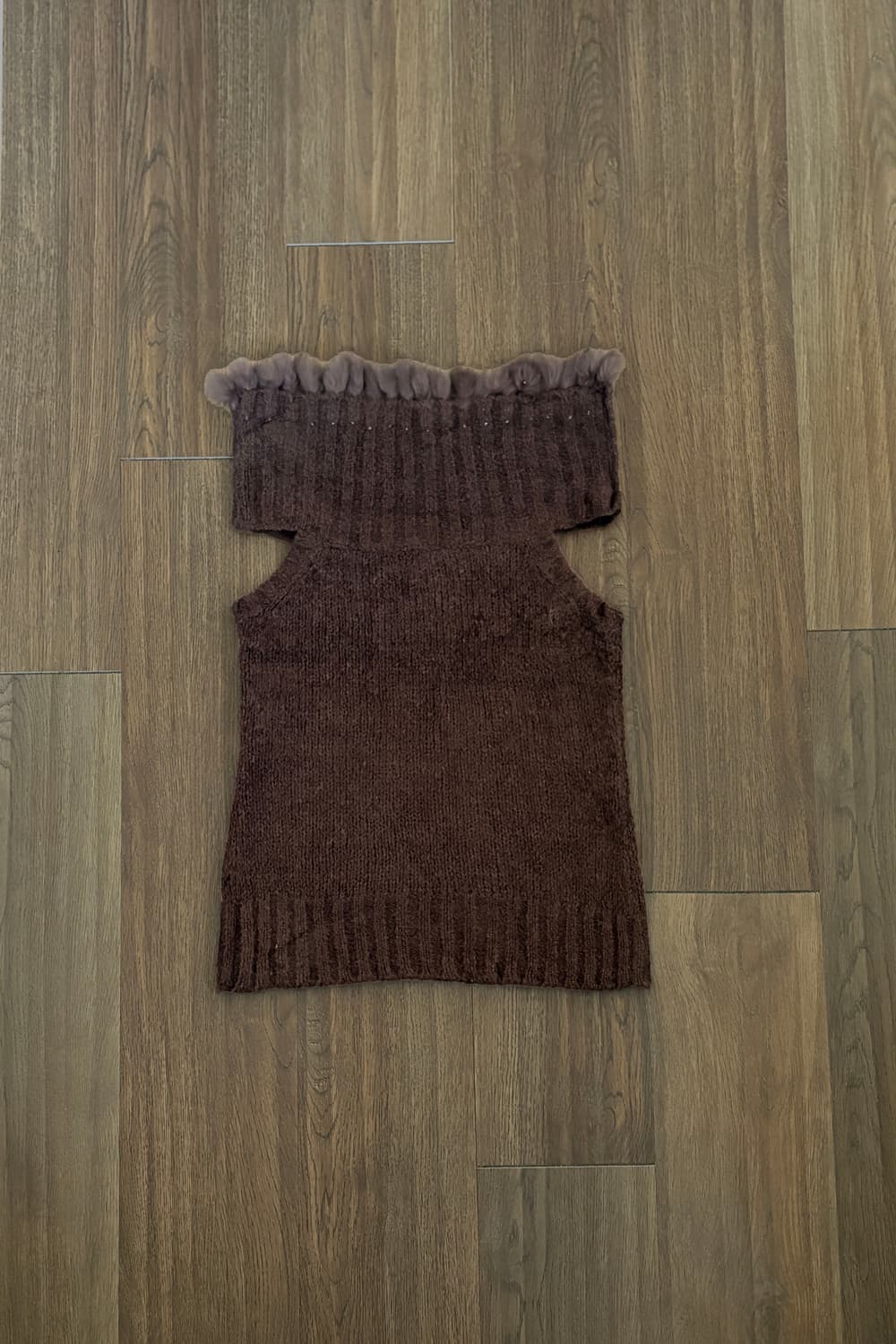 Brown Fur Vest 상품이미지7