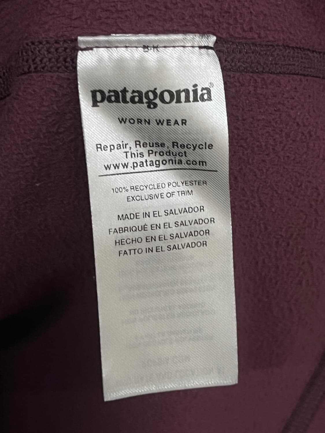 파타고니아 하프 집업 플리스 상품이미지9