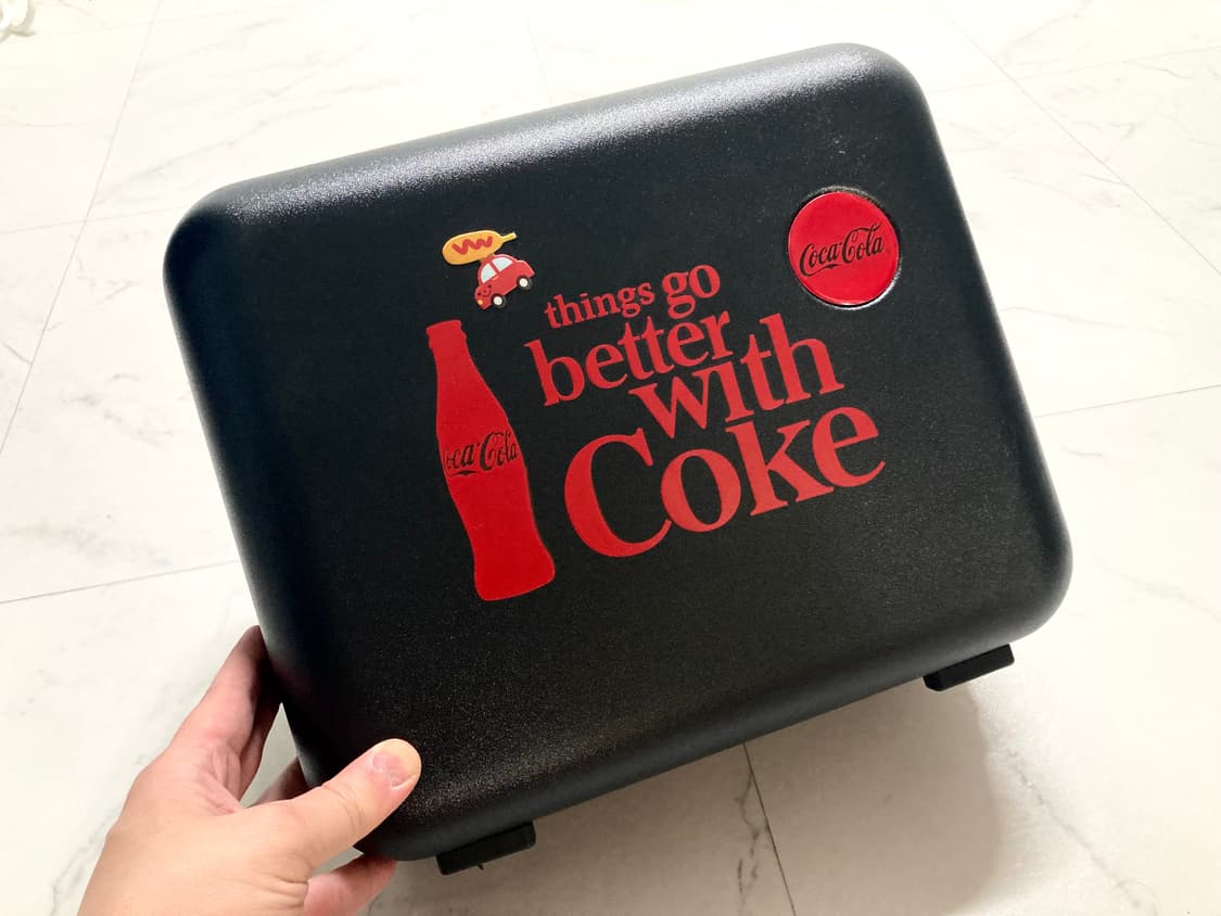 (거의 새것)코카콜라 21시즌 한정판 캐리어 레디백 14인치 상품이미지1