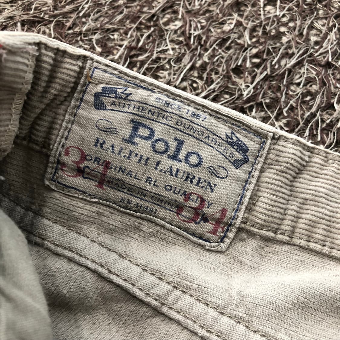 폴로 랄프로렌 슬림 스트레이트 코듀로이 팬츠 상품이미지8