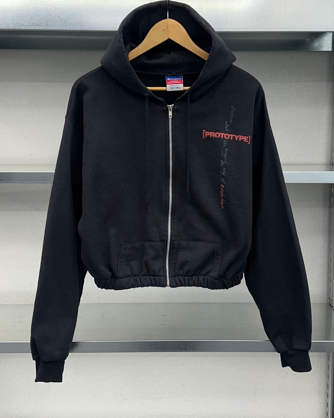 (WOMEN)챔피온 크롭 후드-M1470 상품이미지2