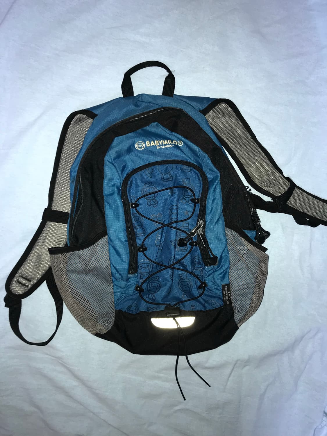 베이비 마일로 백팩 콜맨 콜라보 베이프 가방 빈티지 상품이미지2