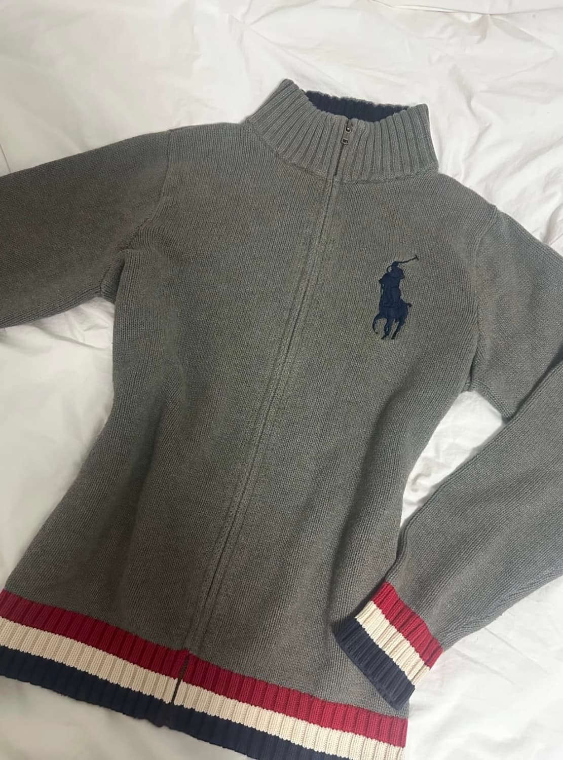 폴로 빅포니 니트집업 상품이미지1