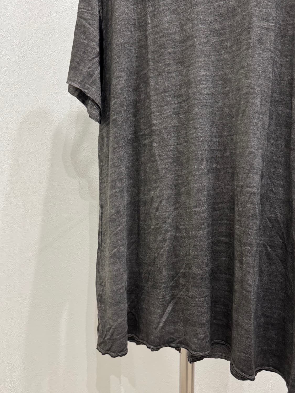 요지야마모토 뿌르옴므 21ss 수미다잉 컷오프 샘플 롱 티셔츠 상품이미지3