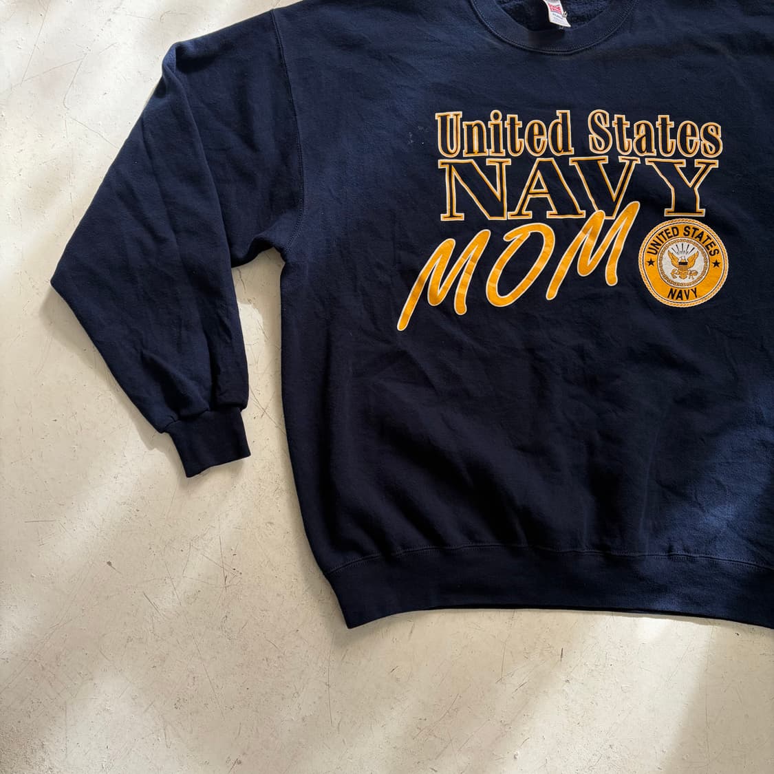 90s US NAVY USA OG 빈티지 스웻셔츠 XL 상품이미지3