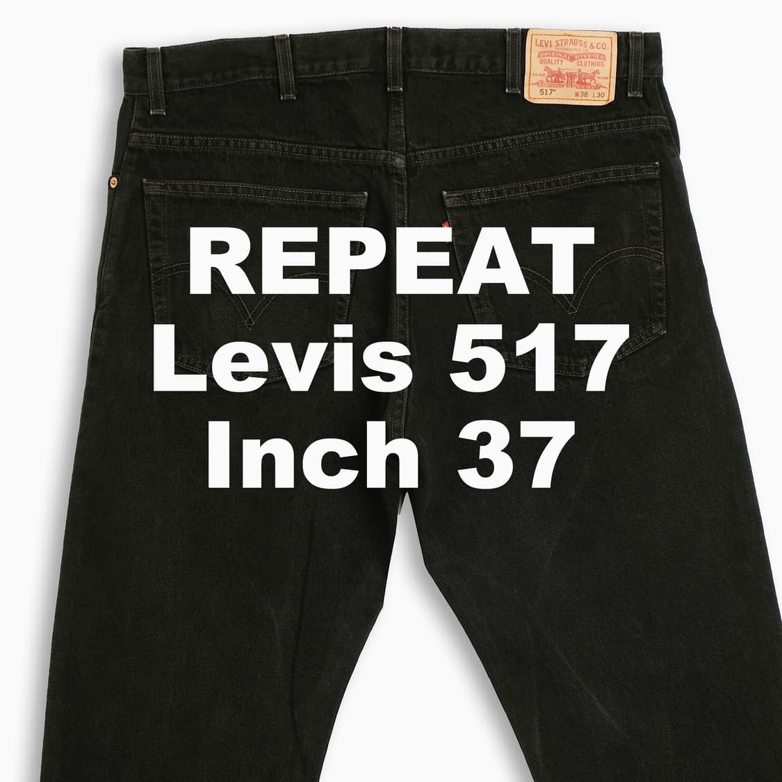 빈티지 리바이스 517 흑청 블랙진 37 인치 LV5173871 상품이미지1