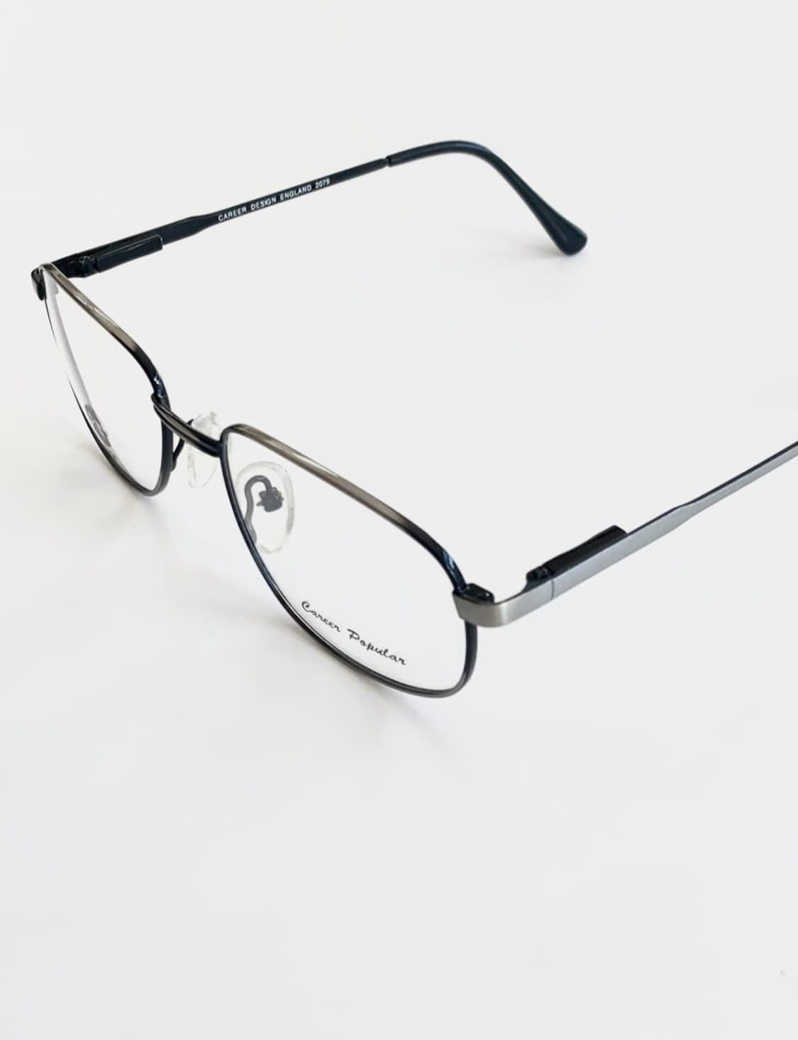 데드스탁 유럽 빈티지  메탈사각 안경테  1575 상품이미지4