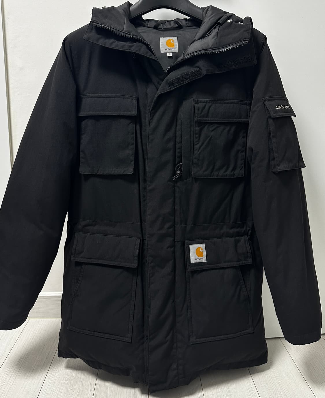 칼하트 WIP 베링 파카 II 블랙 S사이즈 상품이미지1