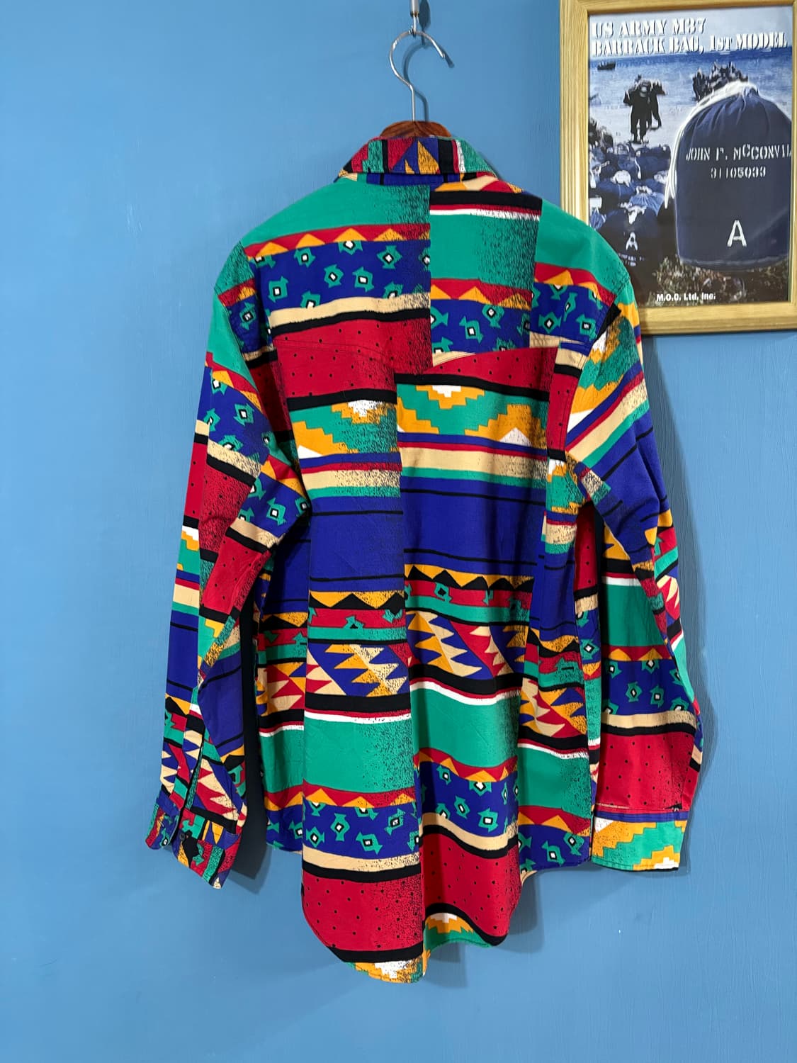 80-90‘s Wrangler Navaho pattern Shirt 상품이미지9