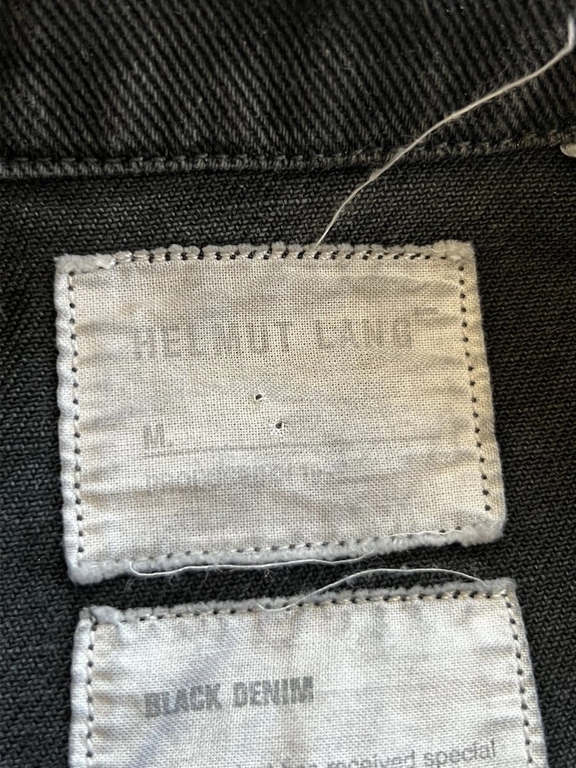 헬무트 랭 흑청 데님 자켓 상품이미지8