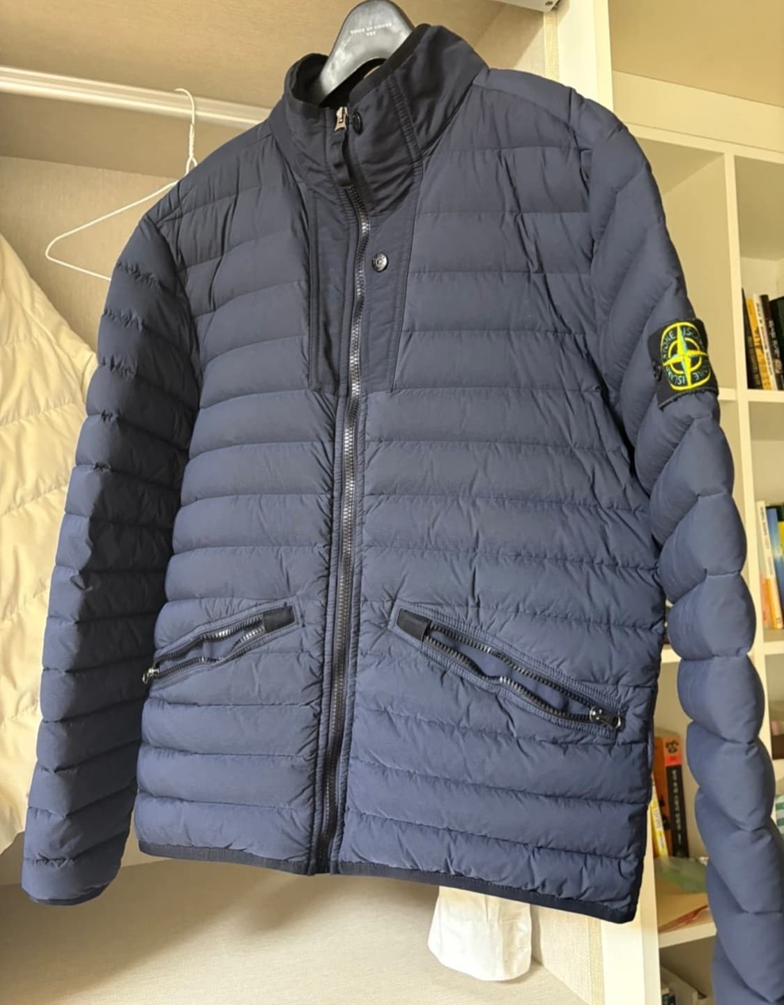 스톤아일랜드 룸우븐 다운 챔버스 경량패딩 상품이미지2