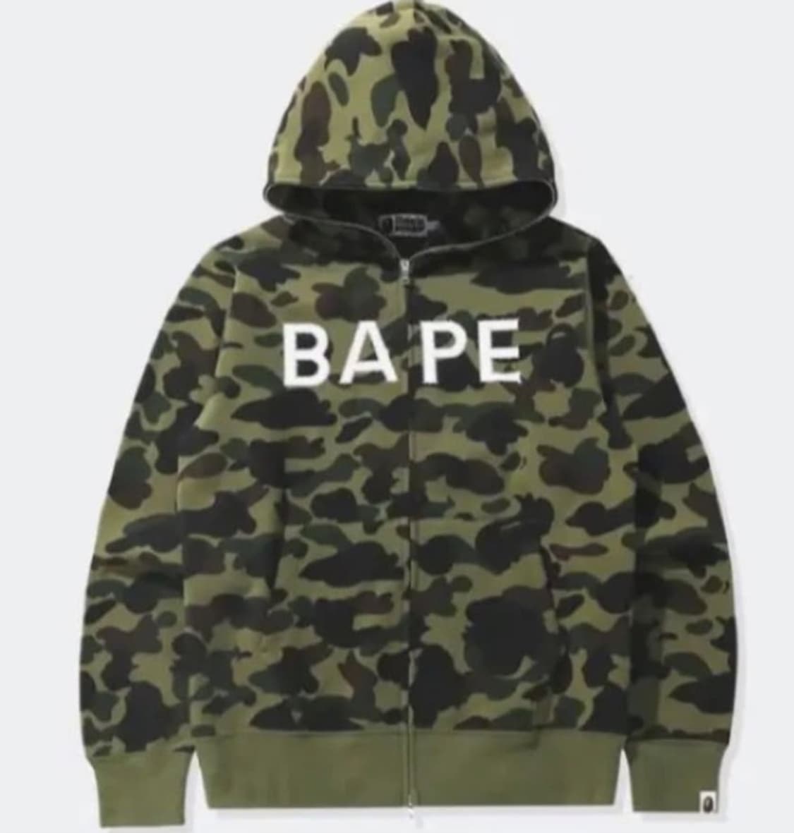 베이프 크리스탈 녹계 후드집업 상품이미지1