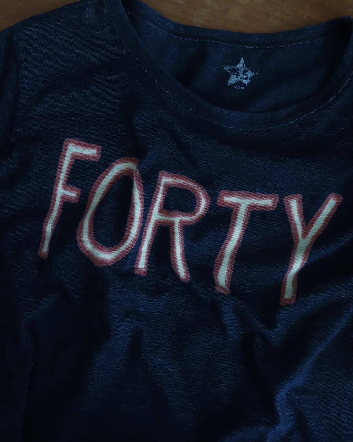 [45rpm] Indigo Denim FORTY-FIVE T-Shirt 상품이미지8