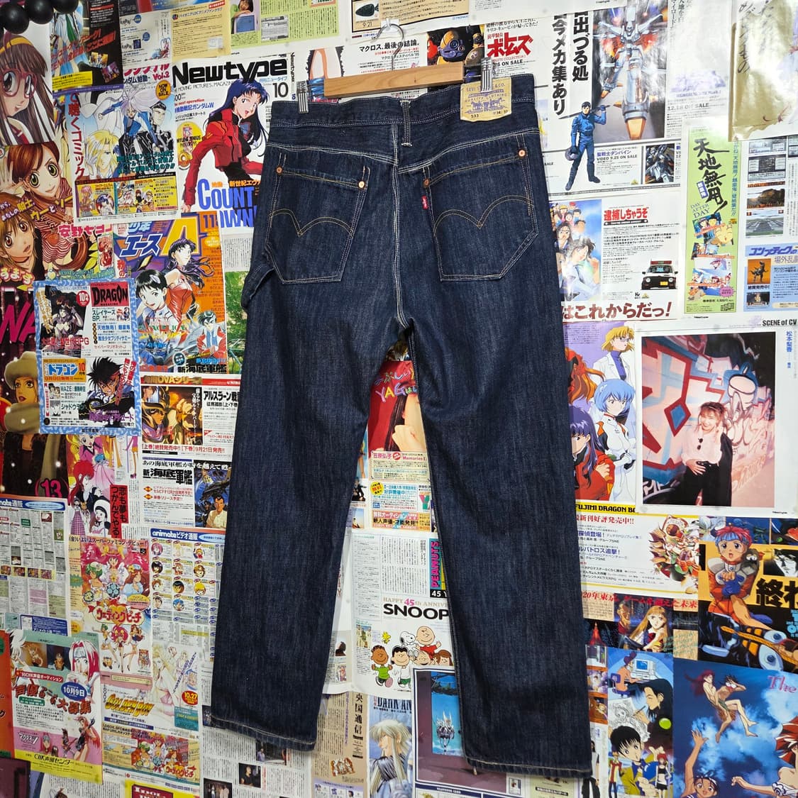 리바이스 533 카펜터 버튼플라이 루즈핏 데님 팬츠 상품이미지3