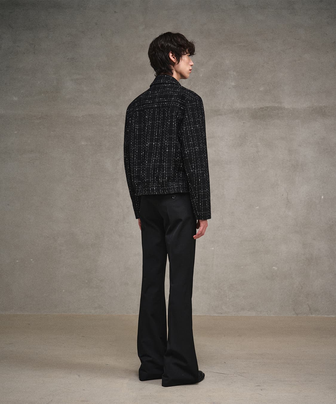 (48)엘무드 잔느 플레어 슬랙스 블랙 상품이미지8