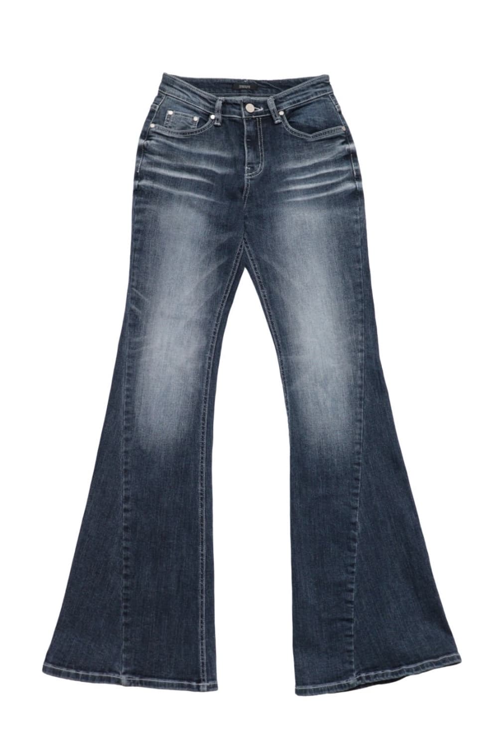 [새상품] 시너진 브러쉬 캣 워싱 데님팬츠 블루 상품이미지2