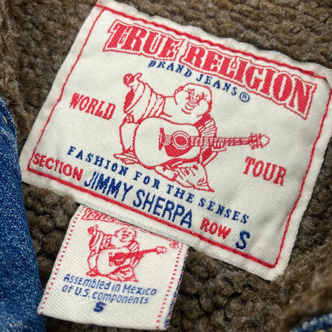 트루릴리젼 데미지 지미 쉐르파 데님 자켓 상품이미지8