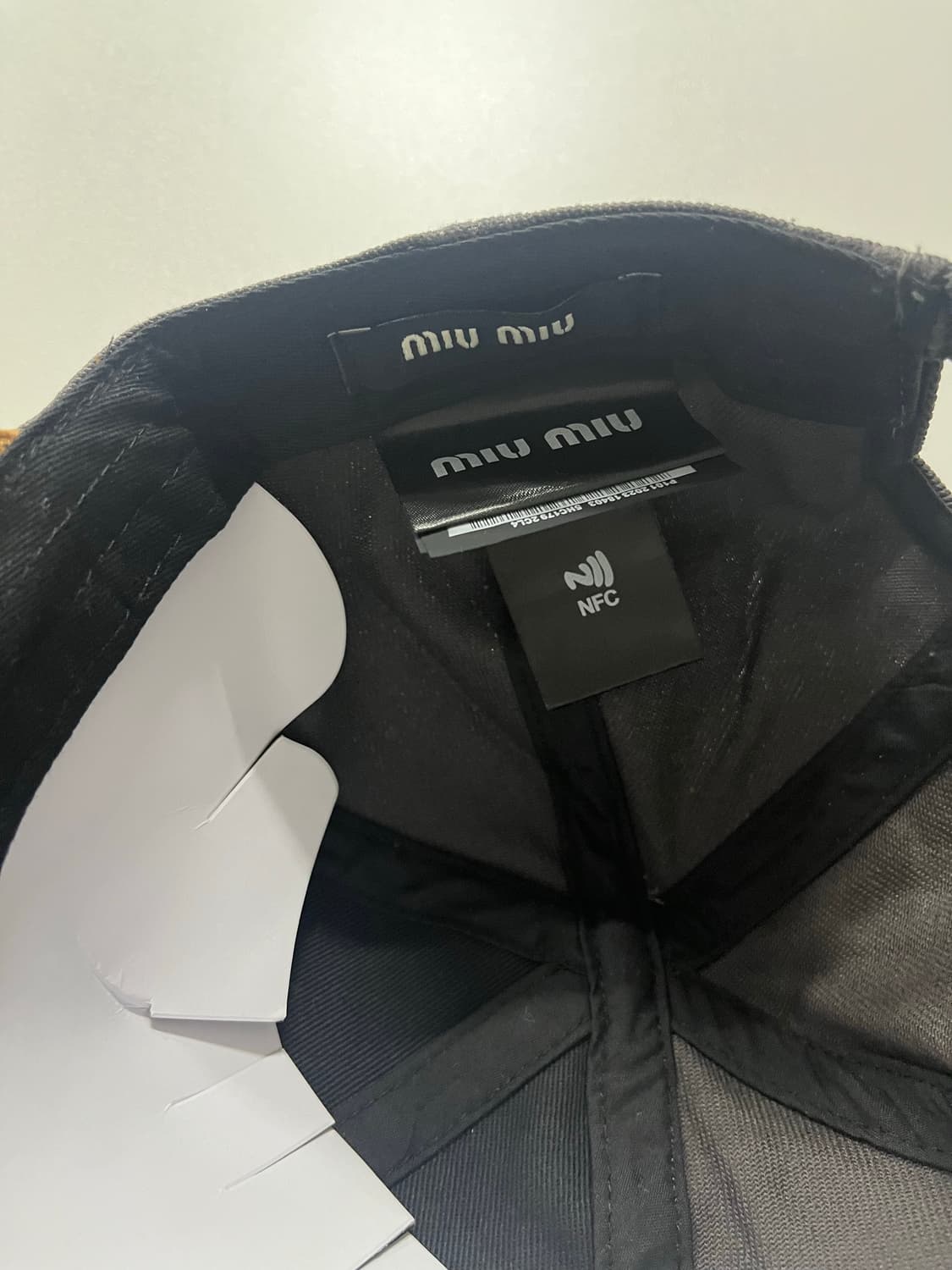 미우 코듀로이 볼캡 상품이미지4