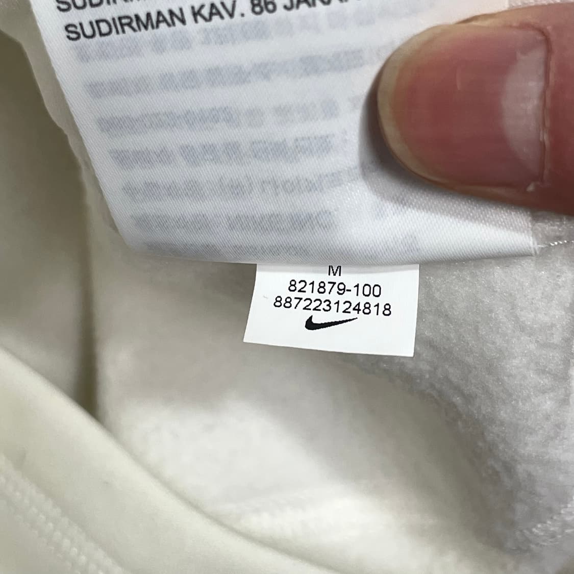 나이키골프 화이트 기모 집업져지 자켓 여성M  상품이미지6