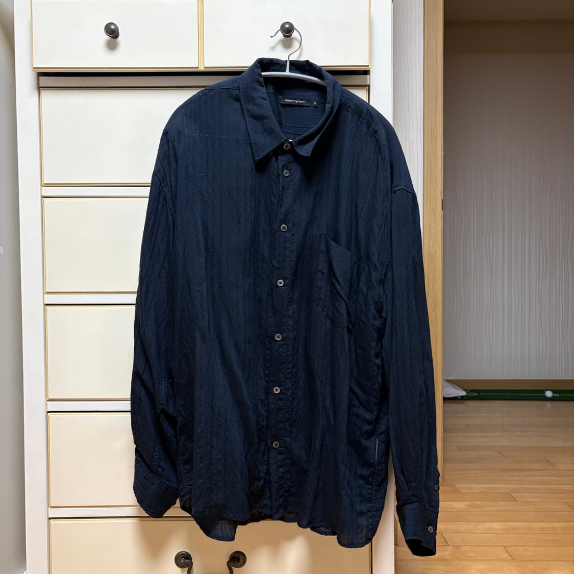 (3) 해칭룸 클래식 네이비 셔츠 상품이미지3