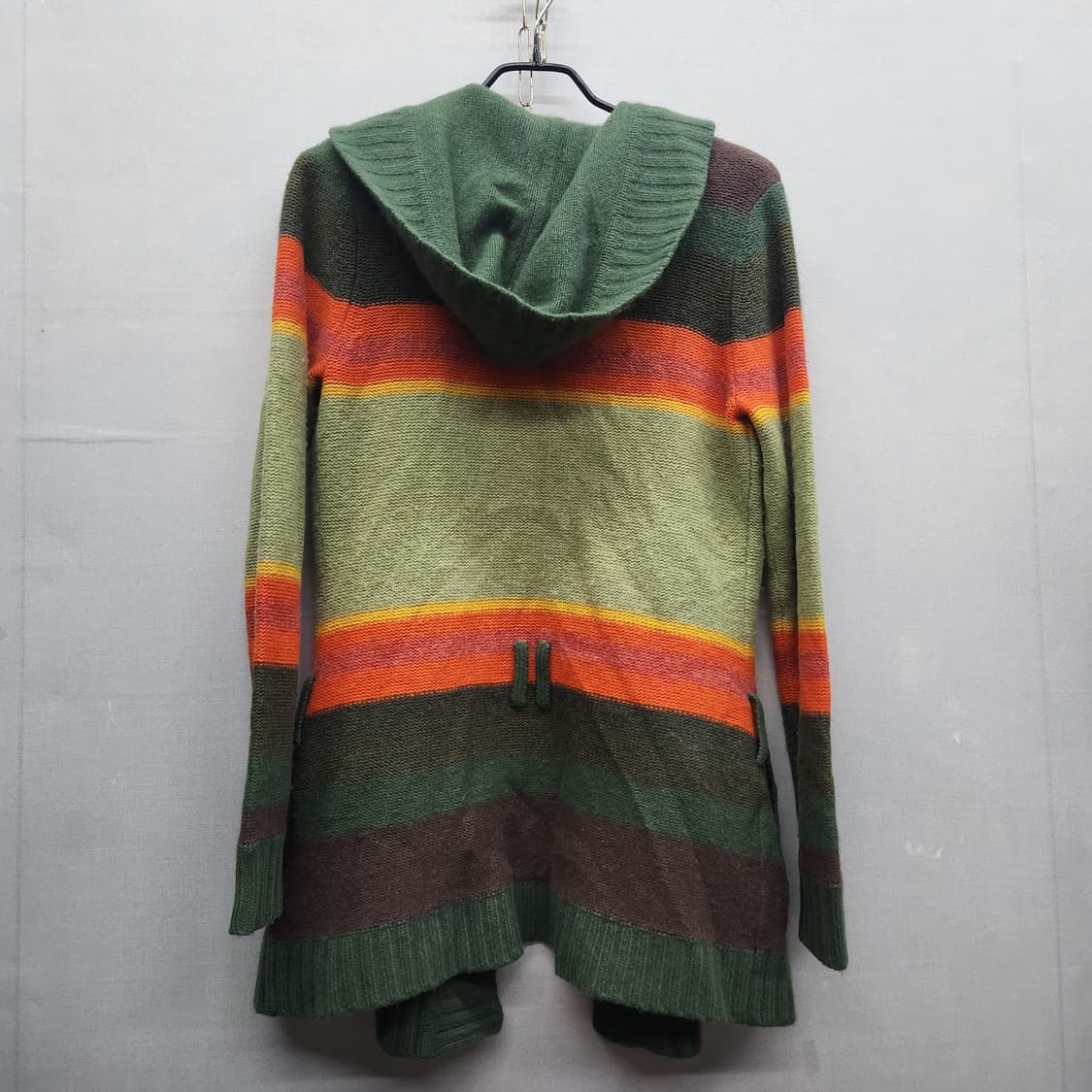 타미힐피거 빈티지 스트라이프 후드 오픈 가디건 M 상품이미지3