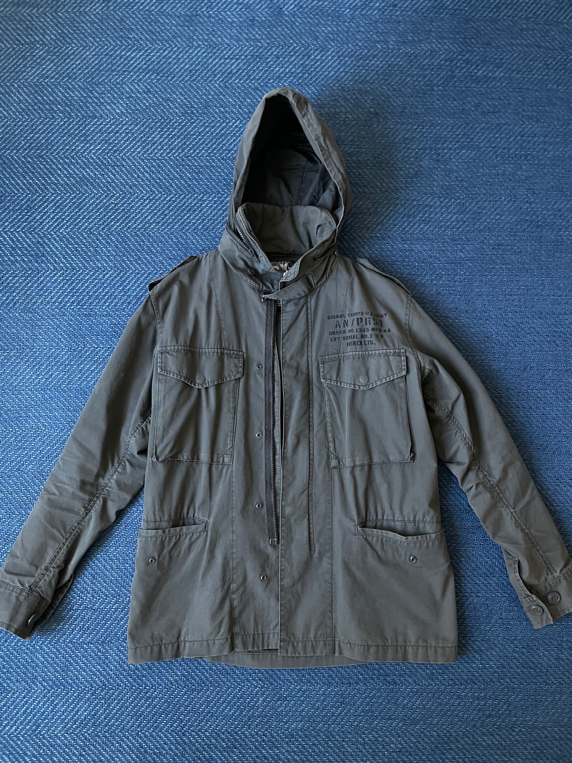 avirex 아비렉스 밀리터리 코튼 야상 자켓 상품이미지1