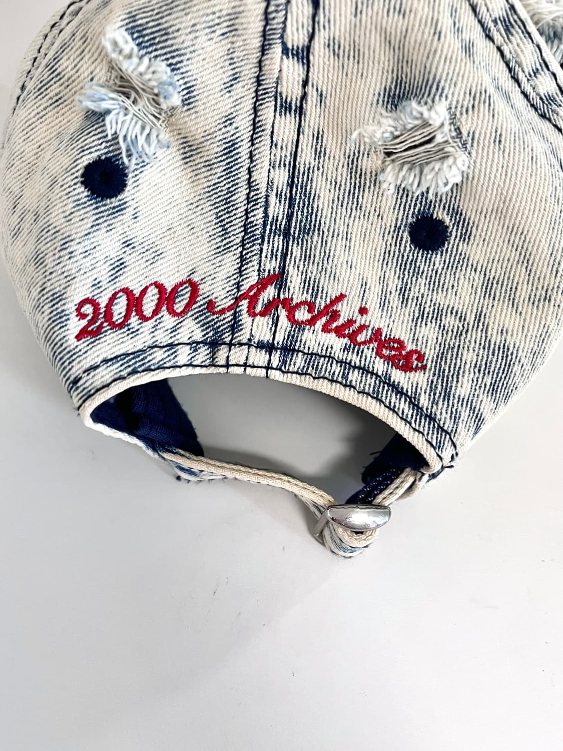 2000아카이브 paris 데님 캡 상품이미지3