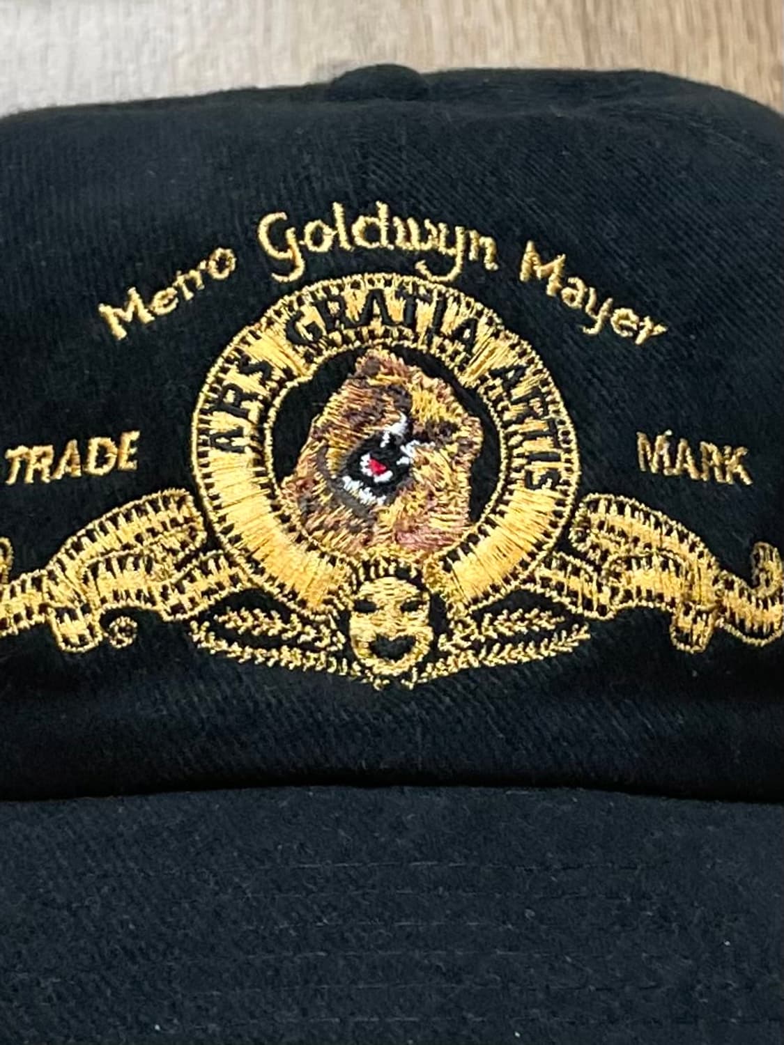 택포) 국내 유일 90s USA mgm 자수로고 빈티지 볼캡 모자 상품이미지2
