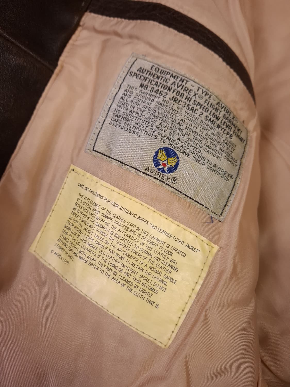 오리지날 아비렉스 탑건 리얼레더 미해군 G-1 항공점퍼 상품이미지5