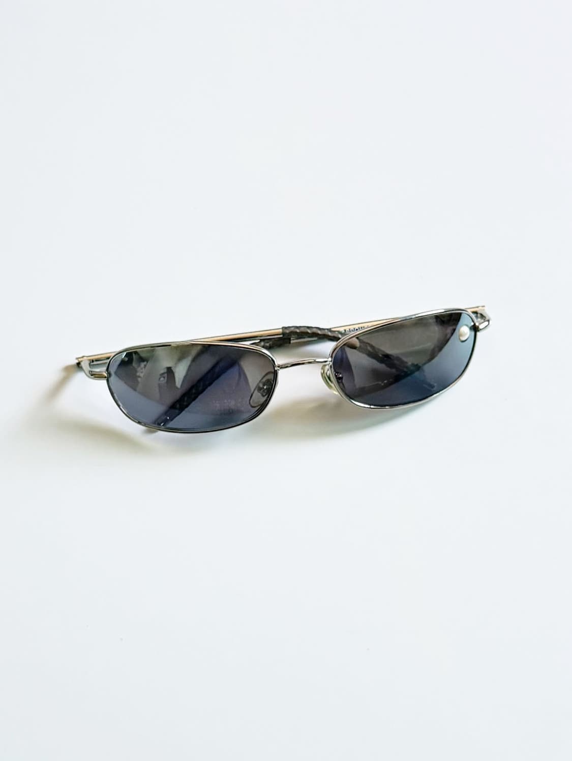 PROHERO 실버 슬림 스퀘어 메탈 프레임 빈티지 선글라스 상품이미지1