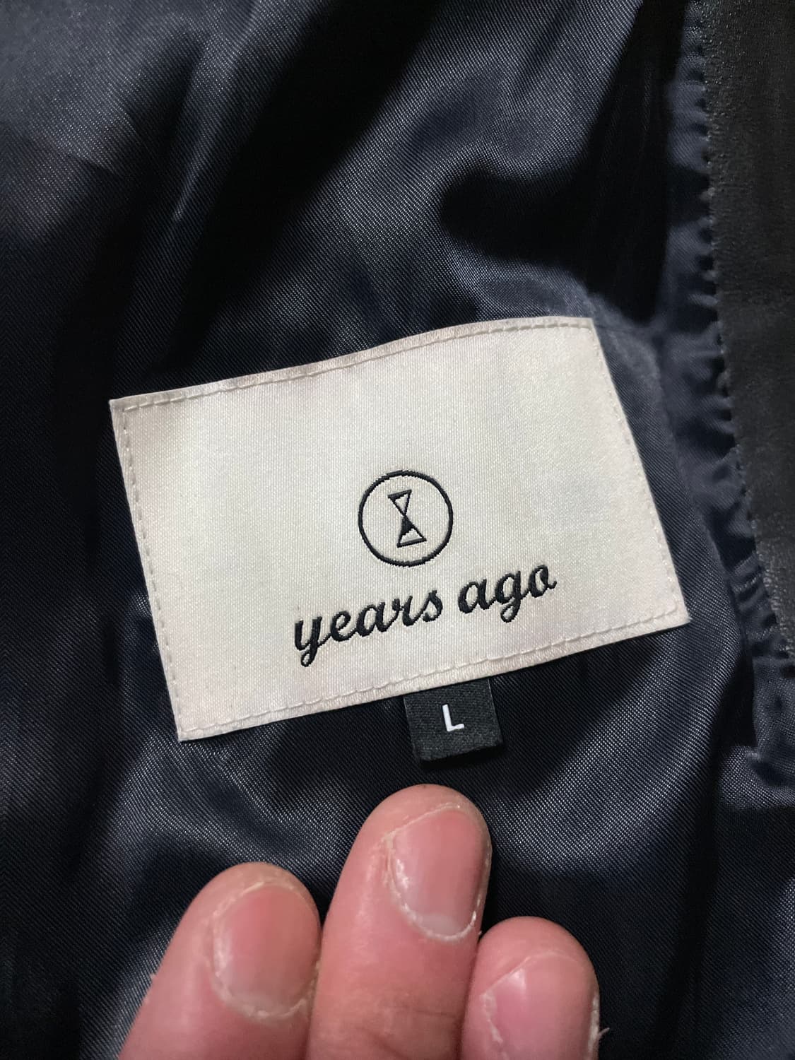 YEARS AGO 이얼즈어고 램스킨 양가죽 레더 블루종 자켓 상품이미지7