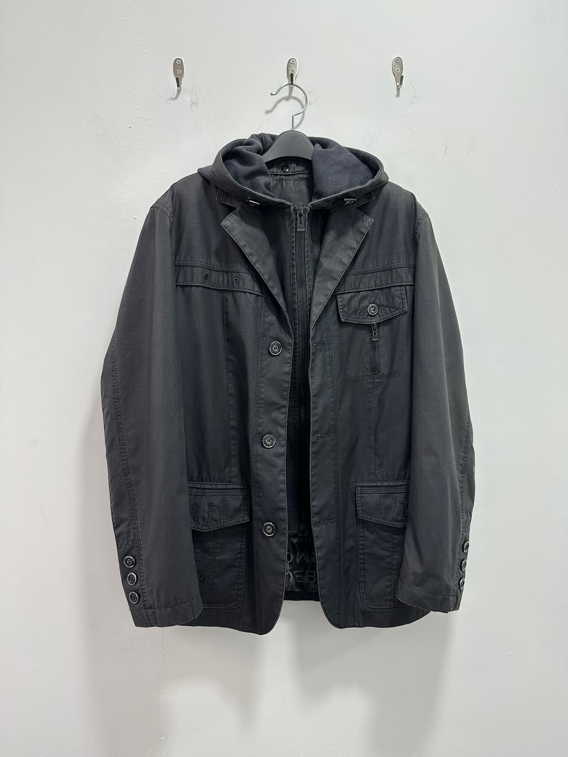 Vintage fake layered hoodie jacket 상품이미지7