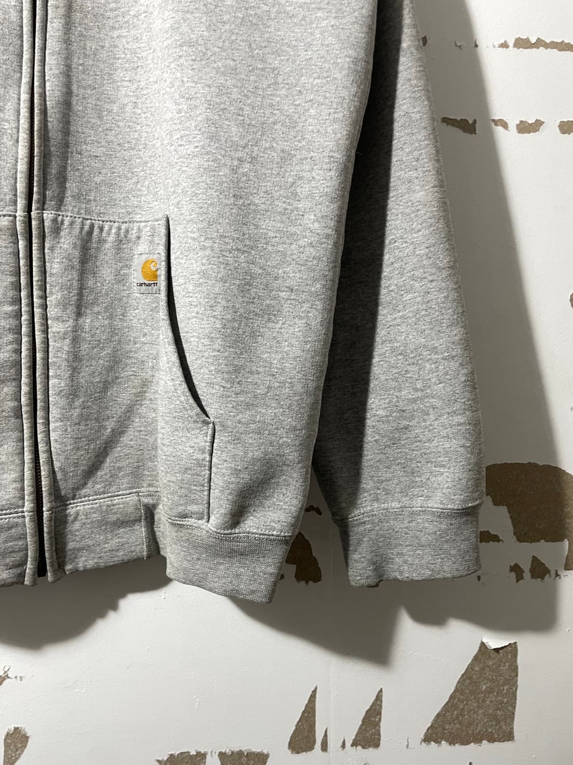 칼하트 오버핏 기모 후드 집업 상품이미지4