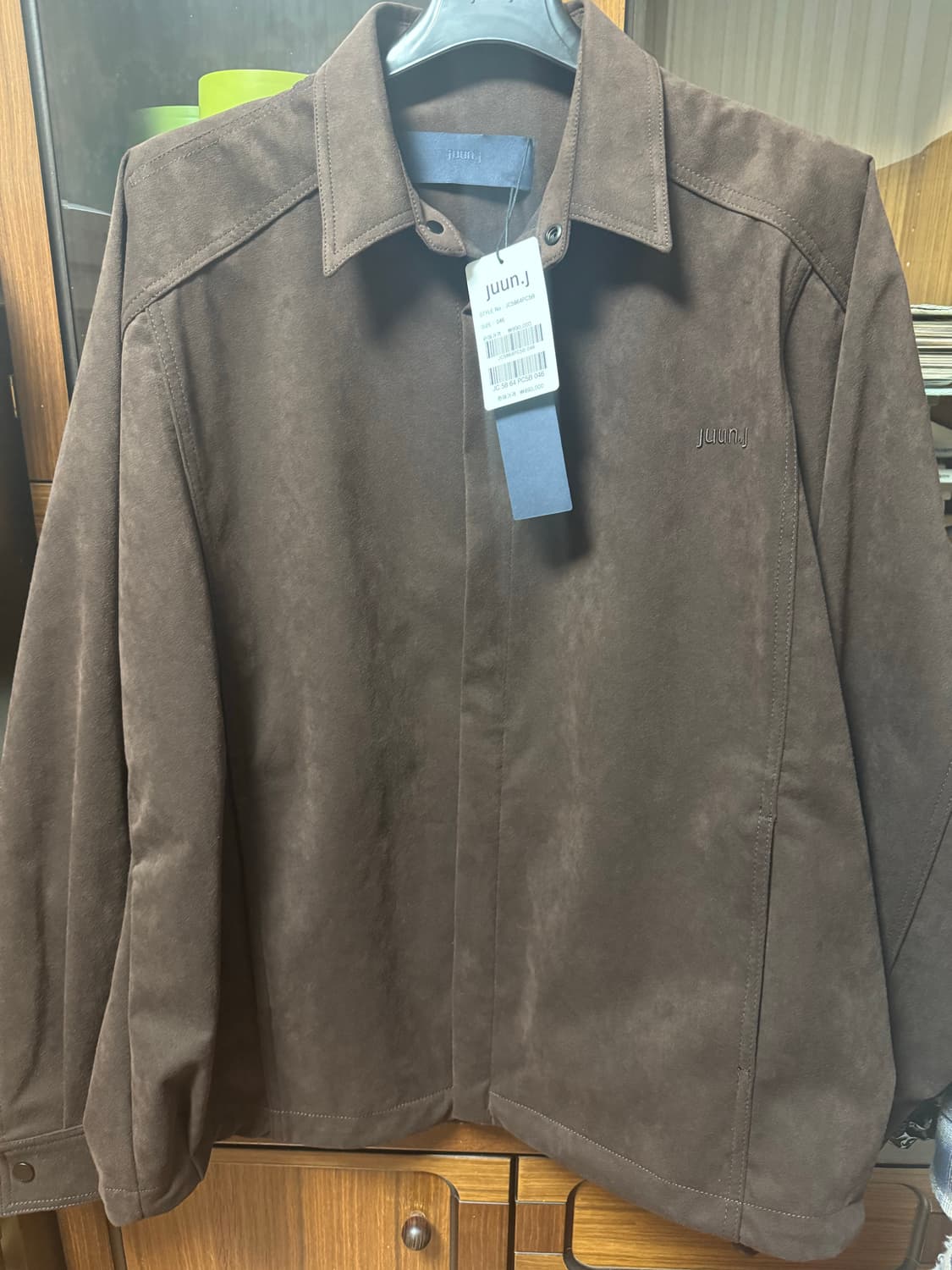 준지 스웨이드 코치 자켓 브라운 46 상품이미지1