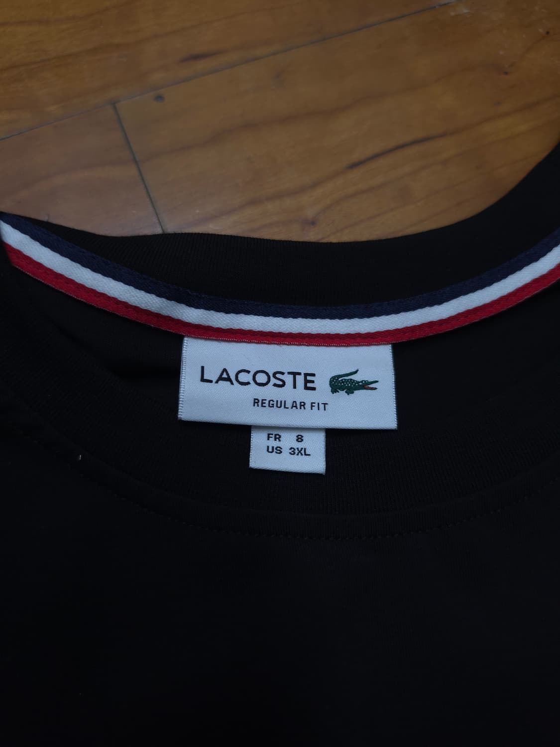 라코스테 블랙 반팔 티셔츠 상품이미지5