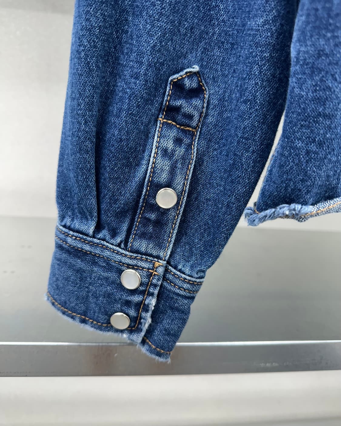 (WOMEN)WRANGLER 세미 크롭셔츠-M2427 상품이미지6