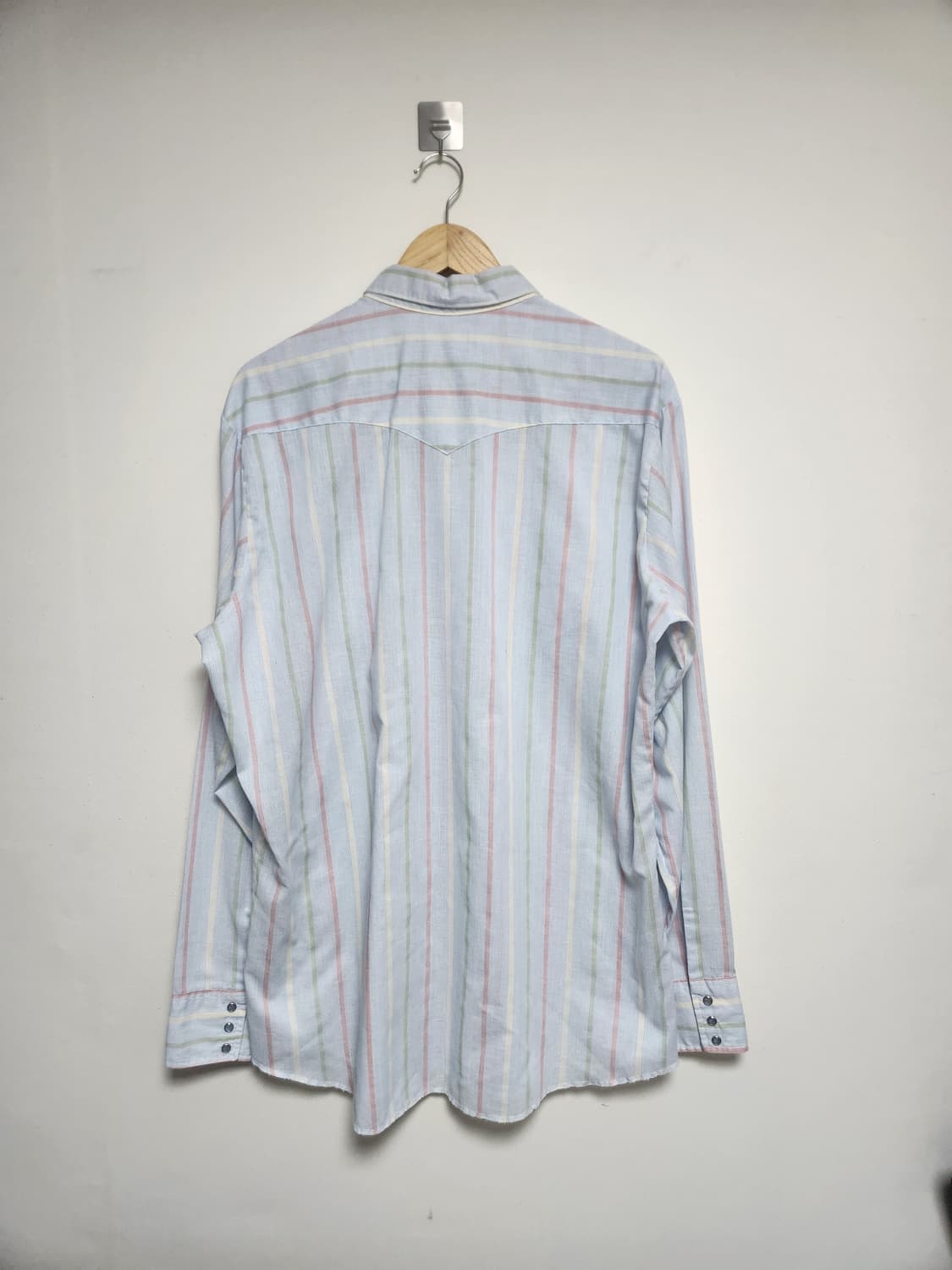 랭글러Wrangler 스트라이프 웨스턴 셔츠 XL - S188 상품이미지2