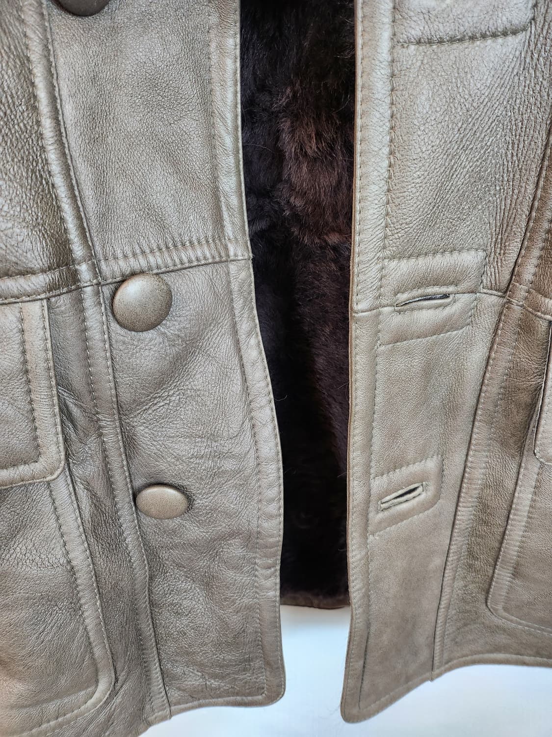 (빈티지)플레이보이 웰메이드 밍크양털가죽 무스탕 95 M 상품이미지5