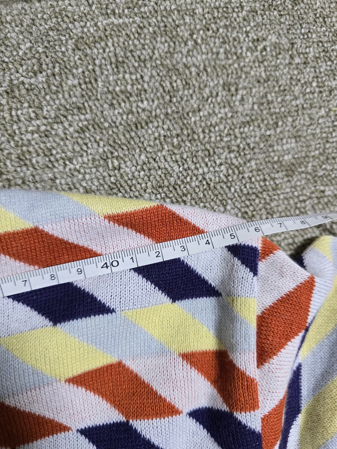 타임원클로딩 부처프로덕츠 패턴 서머니트 엣라코 엣라스트 니트44 상품이미지7